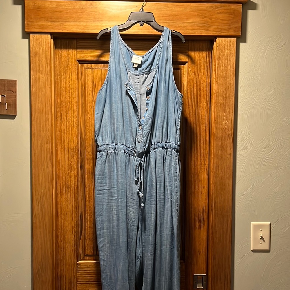Knox Rose chambray jumpsuit